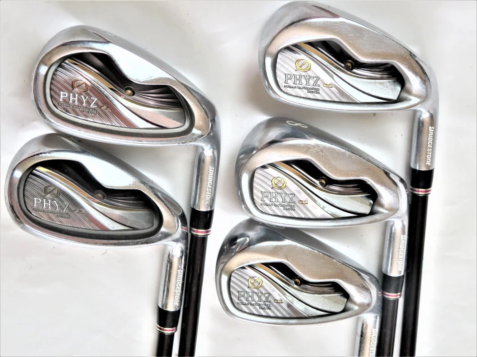 BRIDGESTONE PHYZ CL 7-SW 5pc Ladies L-flex IRONS SET GOLF CLUBS inv - Image 4 of 4