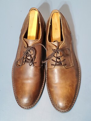 Giorgio Brutini Lace-Up Oxford Brown Leather Shoes Size 11 M 