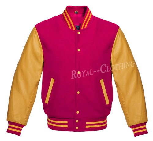 rose gold varsity jacket