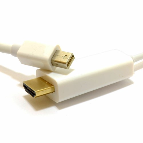 0.5m Mini Displayport / Thunderbolt Vers HDMI Câble Mac Pour Vidéo TV + Audio [ - Photo 8/21