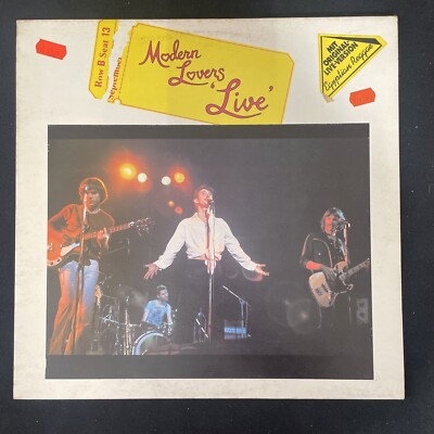 Modern Lovers Live 12'' Vinyl LP 1977 Beserkley Records BSERK 12