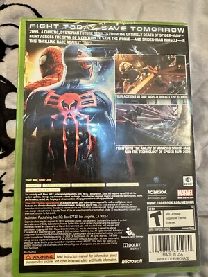 Spider-Man: Edge of Time (Microsoft Xbox 360, 2011) Rare Factory