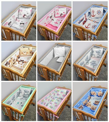 swinging crib bumper set