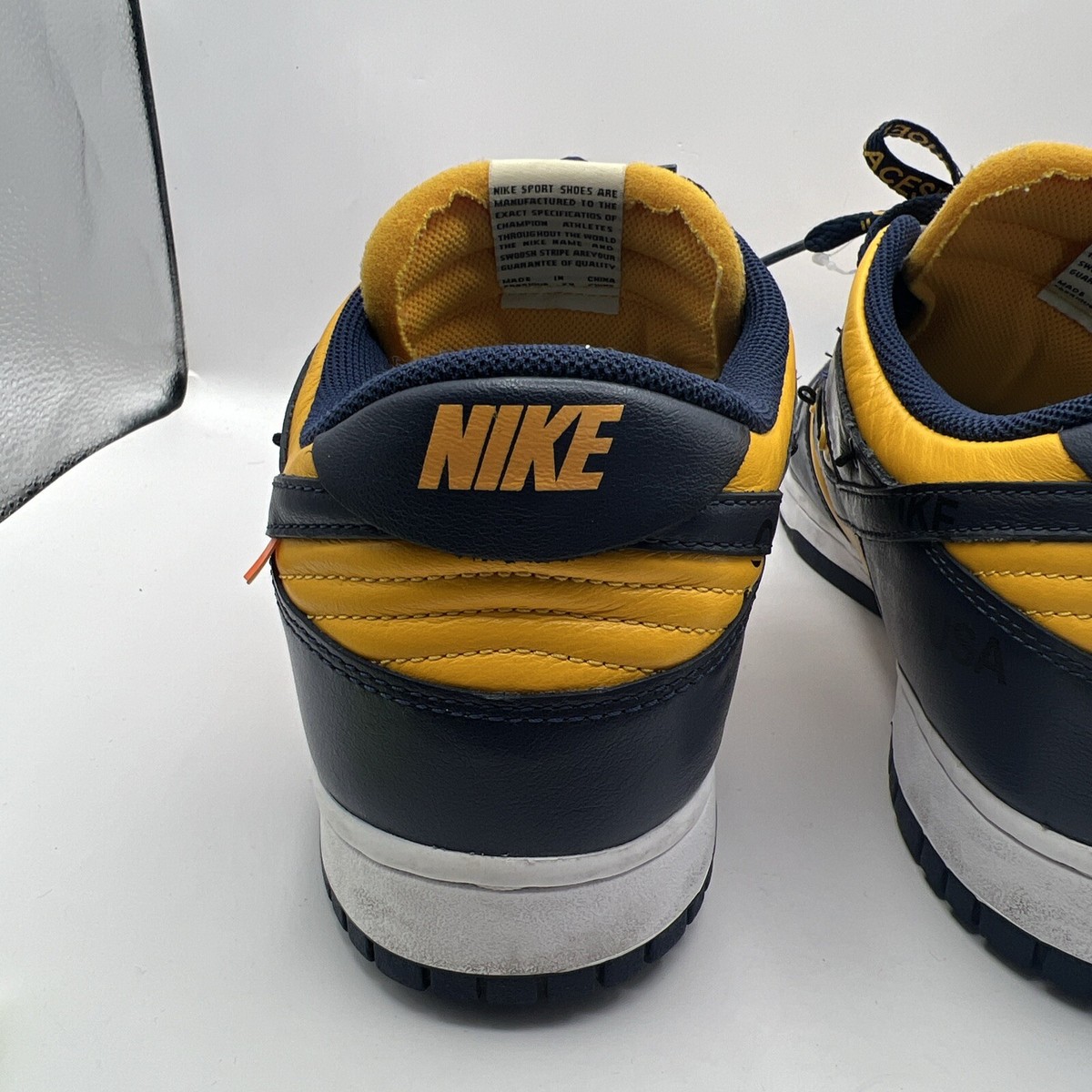 Size 13 - Nike Dunk Low x OFF-WHITE University Gold 2019
