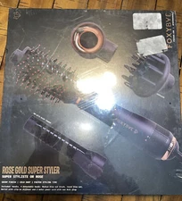 NEW FoxyBae Rose Gold Blowout Brush, Curling Barrel, Drying Cylinder & Diffuser