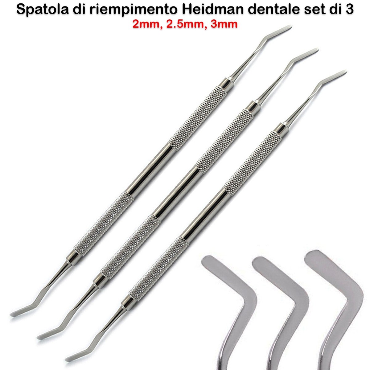 Heidmann 2.0mm Spatula For Composite Filling & Contouring Dental - Foto 3