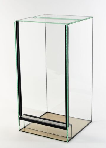 Glasterrarium 25x25x50 cm mit Fallscheibe - Afbeelding 1 van 7