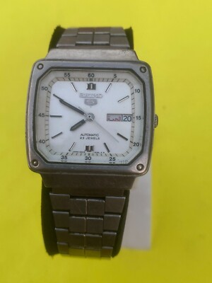 Square Seiko Cinco Automatico Rare Seiko Square Shape Automatic