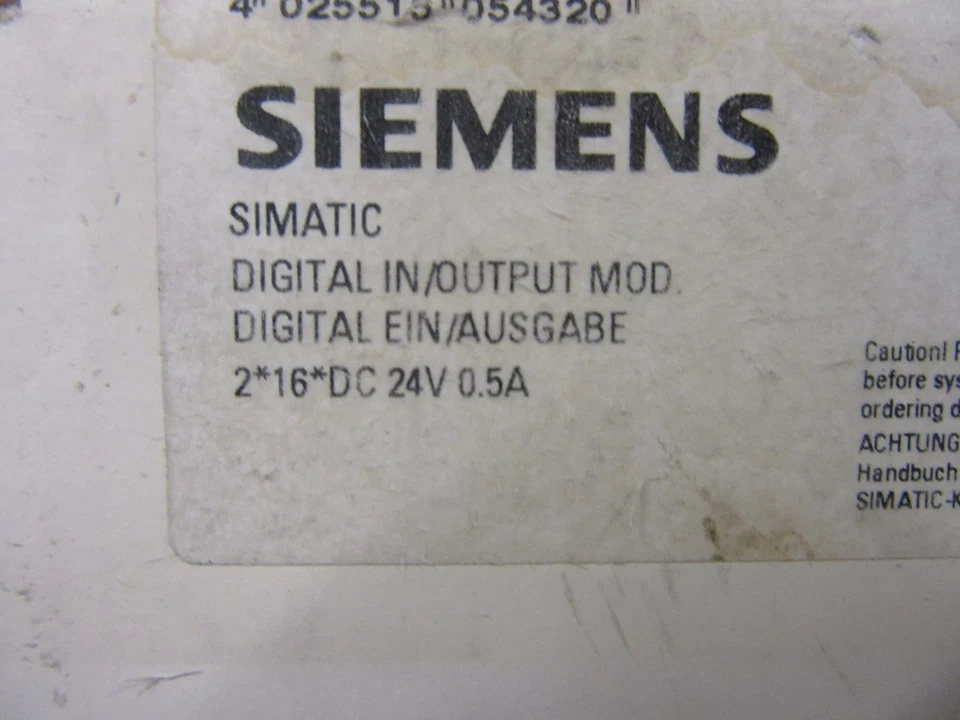 Siemens Simatic S5 6ES5 482-7LA11 24V 0.5A -inutilizzato- - Immagine 3 di 4