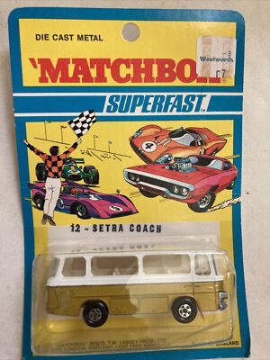 1971 matchbox superfast No 12 Setra Coach moc