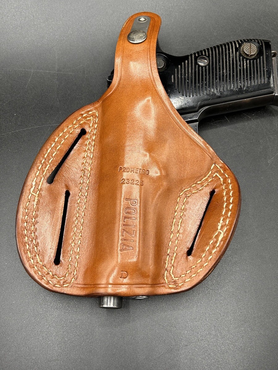 Beretta 51 brigadier, Pancake Leather Holster And Magazine RH