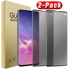For Samsung Galaxy S10 S10e S10+ Plus Privacy Anti-Spy Tempered Glass Protector