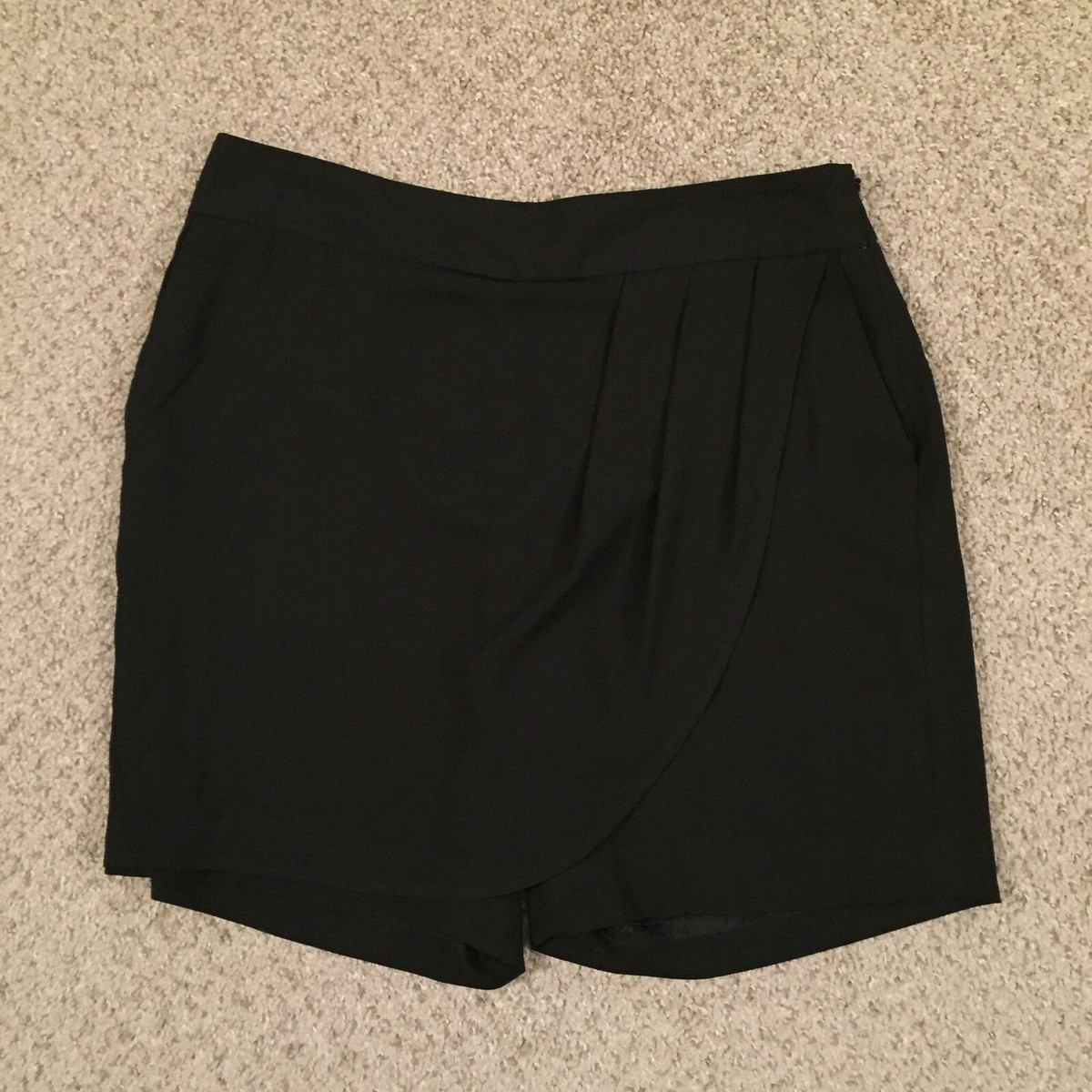 black dress shorts ladies Dress Shorts for Women, Audhol Womens Casual Solid Elegant Zipper Waist Suit Shorts Pants Elastic Waist Side Pockets Business Shorts Womens Shorts Dressy Casual Black M