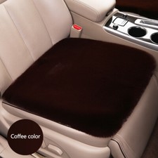 1x Car Seat Cover Front Cushion Plush Soft Comfort Pad Protector Mat Warm Coffee 1x Car Seat Cover Front Cushion Plush Soft Comfort Pad Protector Mat Warm Coffee
