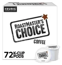 RoastMaster's Choice Coffee, Keurig K-Cup Pods, 144 Count 2 cases of 72  k cups