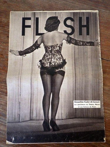 Revue FLASH Pin-Up PINUP Annee 1950 Nr 37 Jacqueline Cadet - Picture 2 of 3