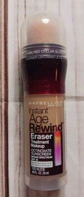 Maybelline Instant Age Rewind Eraser Treat. Makeup .68oz. New; 190 Nude
