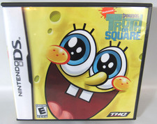 Nintendo DS SpongeBob's Truth or Square Video Game Complete Manual Case TESTED