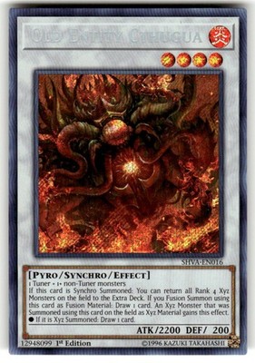 Old Entity Cthugua SHVA-EN016 Secret Rare Yu-Gi-Oh 1st Edition Near Mint