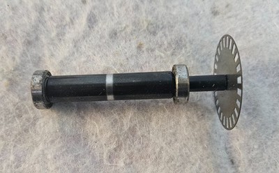 HAPP Arcade Trackball ROLLER SHAFT w Encoder Wheel & Bearings