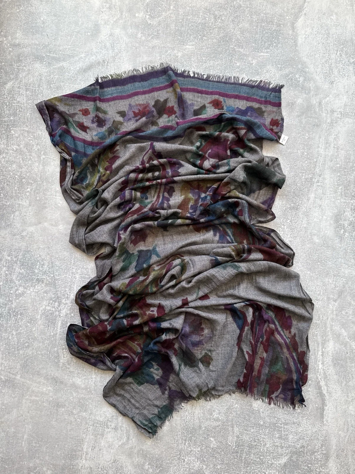 19 ANDREA'S 47 MulticolouredCashmere/Silk Shawl Scarf
Opens in a new window or tab