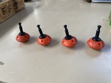 MISSILI NERI VINTAGE MEGO MICRONAUTS 4 PEZZI! TAKARA! INTERCAMBIABILI!