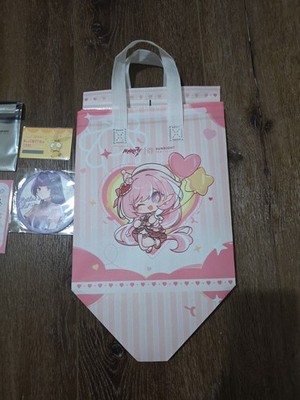 Honkai Impact 3rd x Sunright  Raiden Mei Coaster, Stickers, Promo Code, and bag