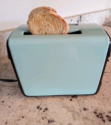 Rare HTF Westinghouse Toaster 1950's Aqua Enamel Atomic MCM Vintage GUC Tested