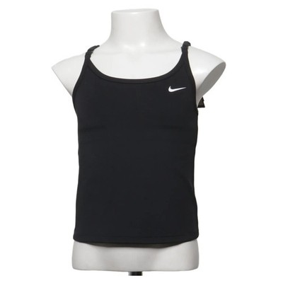 Nike, Tanktop, Größe: 122/128, Nike Indy, Schwarz, Elasthan/Polyester #EFs