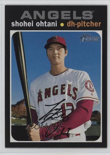 2020 Topps Heritage #433 Shohei Ohtani Angels