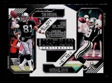 Michael Irvin / Tim Brown 2024 Panini Contenders Historic Draft Class #10