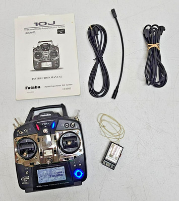 Futaba T10J 10CH 2.4G T-FHSS Airplane/Heli Radio Transmitter w/ Futaba FP-R127DF