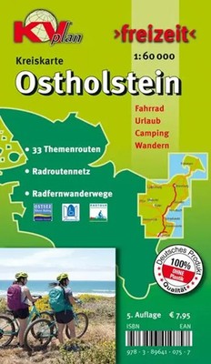 Sascha René Tacken | Ostholstein Kreis, KVplan, Radkarte/Freizeitkarte, 1:60.000