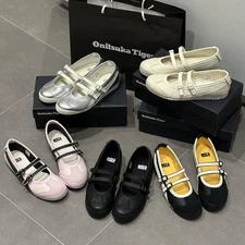 2025 Patou x Onitsuka Tiger Mexico 66 Tgrs Mary Jane Ballet Flats Muti-Color