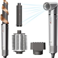 5 in 1 Hair Styler Automatic Curlers,Hot Air Brush Styler Dryer For Hair Styling