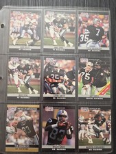 Pro Set Raiders NFL Card Lot Bob Golic Mike Dyal 1990 Vintage 13 Cards