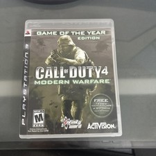 Call of Duty 4 Modern Warfare Greatest Hits PS3 Video Game Multiplayer PSN