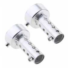 80mm 3 Exhaust Pipe Silencer Muffler Insert Baffle Silver 80mm 3 Exhaust Pipe Silencer Muffler Insert Baffle Silver