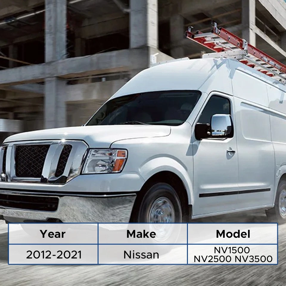 Trailer Tow Hitch Fit For 2012-2021 Nissan NV1500 NV2500 Black 2" Receiver Foto 3 de 4