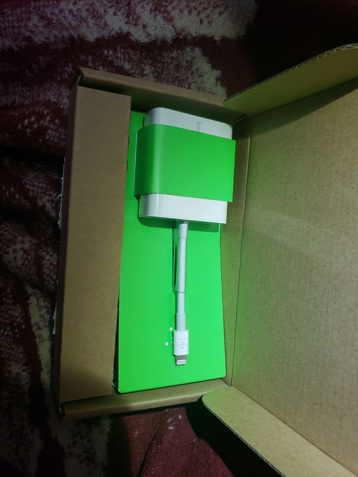 NEW Belkin Ethernet + Power Adapter with Lightning Connector