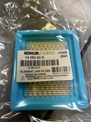 Kohler 14 083 22-S Air Filter Element Genuine R12 SHELF 2 | eBay