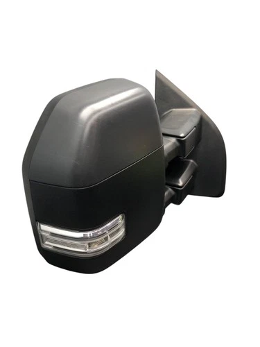 2017-2022 FORD F350 FRONT RIGHT POWER FOLD ARM DOOR MIRROR W/ BLIND SPOT *CRACK*