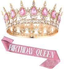 Birthday Tiara and Sash Set