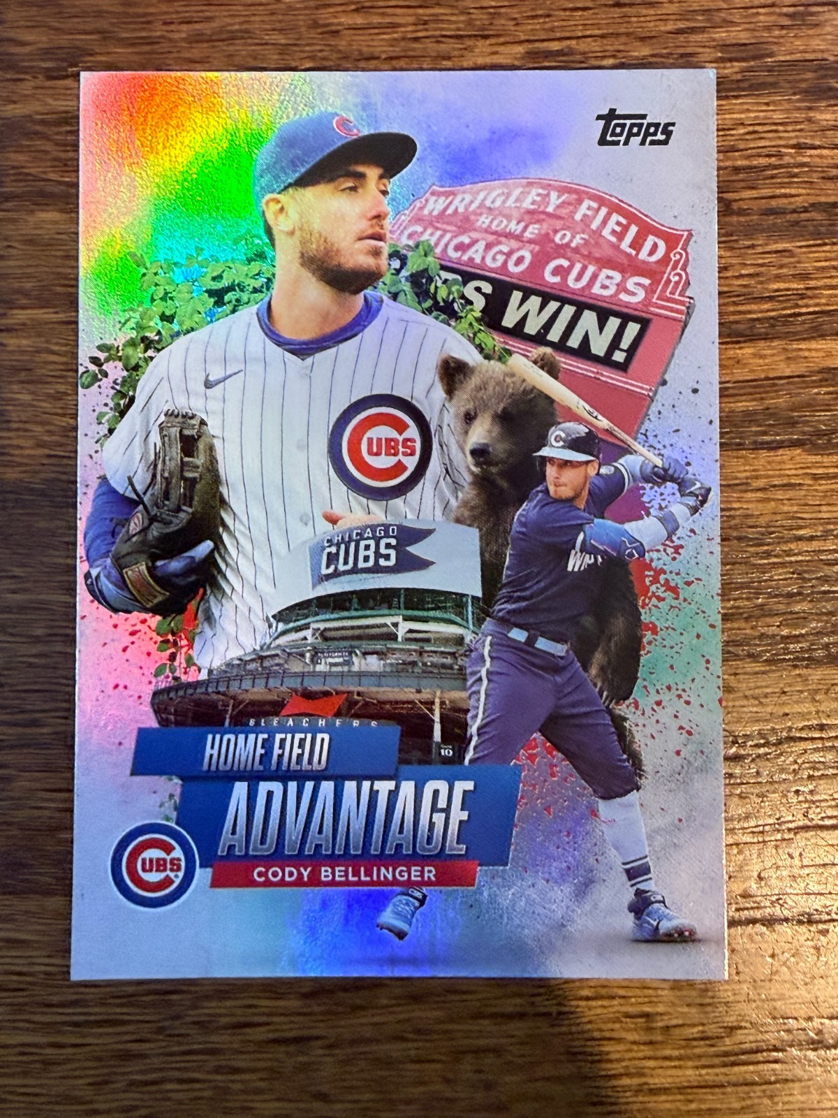 2025 Topps Series 1 Home Field Advantage SP Cody Bellinger Cubs Wrigley #HA13