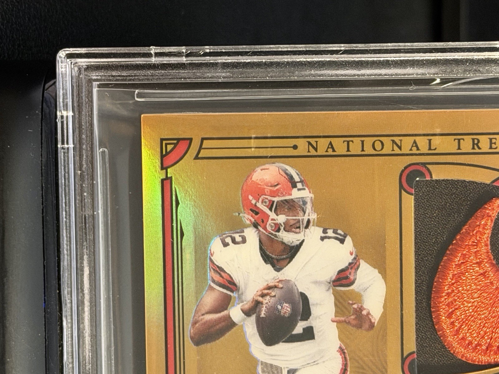 2025 Panini National Treasures - Rookie Patch Auto- Shedeur Sanders #171. 3/10 view 8