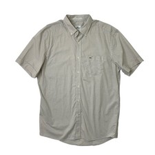 Vintage Lacoste Shirt Men 42 Button Down Collar Collared Regular Fit Made France