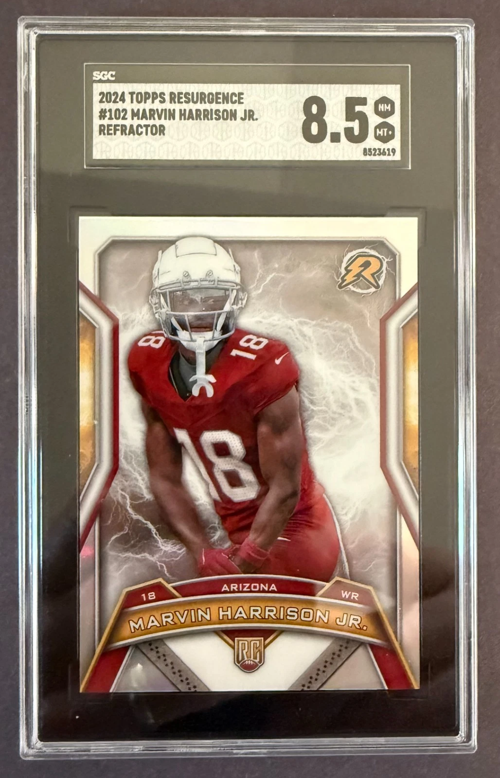 Marvin Harrison Jr. Topps Resurgence #102 Superfractor 1/1