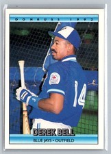 1992 Donruss #581 Derek Bell Blue Jays MLB  