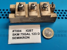 1x SEMIKRON IGBT Diode Semitrans SKM 75GAL 12...