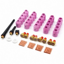 58 Pieces TIG Consumables Kit Heat Resistant TIG Torch Accessories Easy to Use